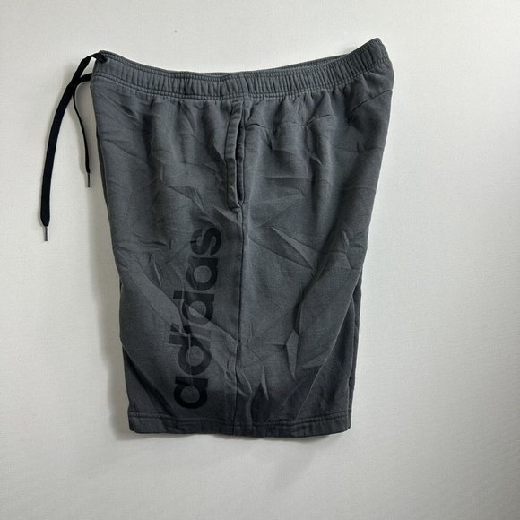 Adidas Active Athletic Adult Mens Lounge Shorts Pockets Size XL Gray Cotton - Picture 2 of 5